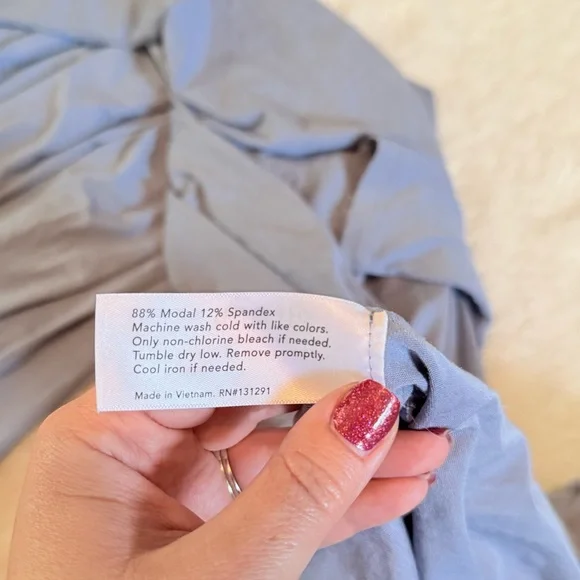 NWT Blogilates modal sweetheart neckline wide leg jumpsuit - Picture 10 of 10